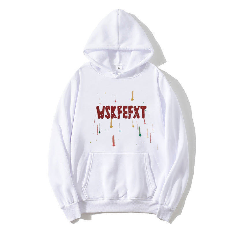 Kvinder hoodie med cool grafisk print Skovae
