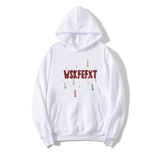 Kvinder hoodie med cool grafisk print Skovae