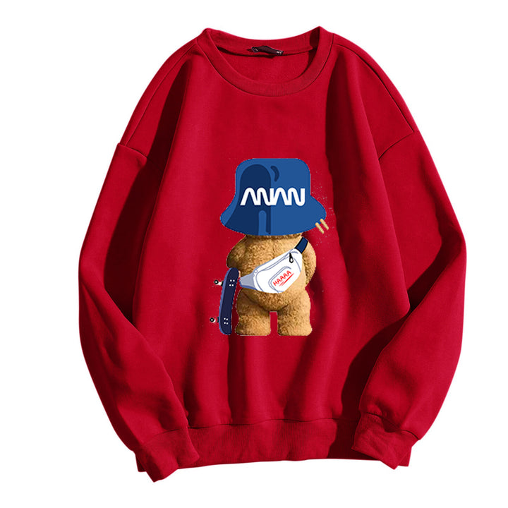Kvinder casual sweatshirt med legende bjørnemotiver Skovae