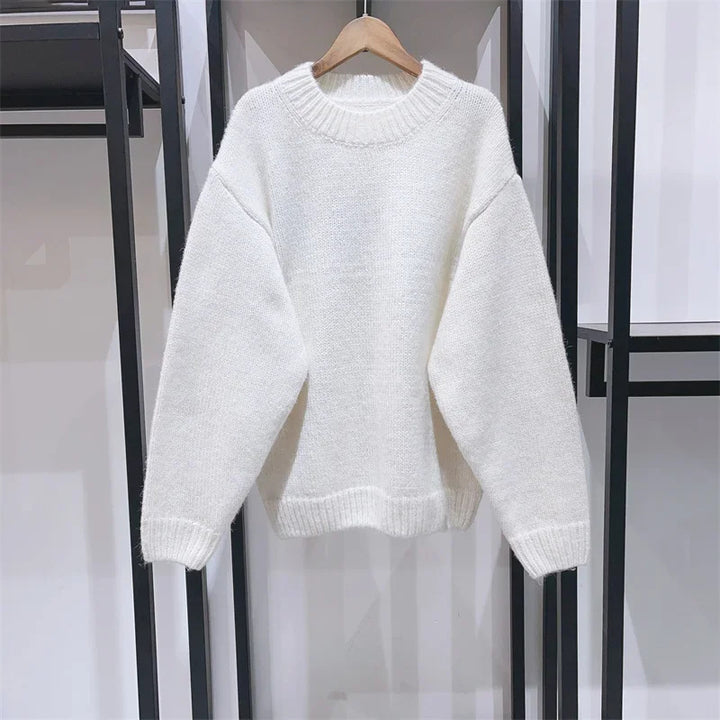 Kvinder Cozy Knit Sweater med iøjnefaldende print Stilla