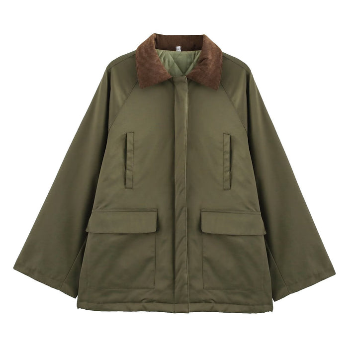 Femme Cozy Langvarig Utility-Jakke Stilla