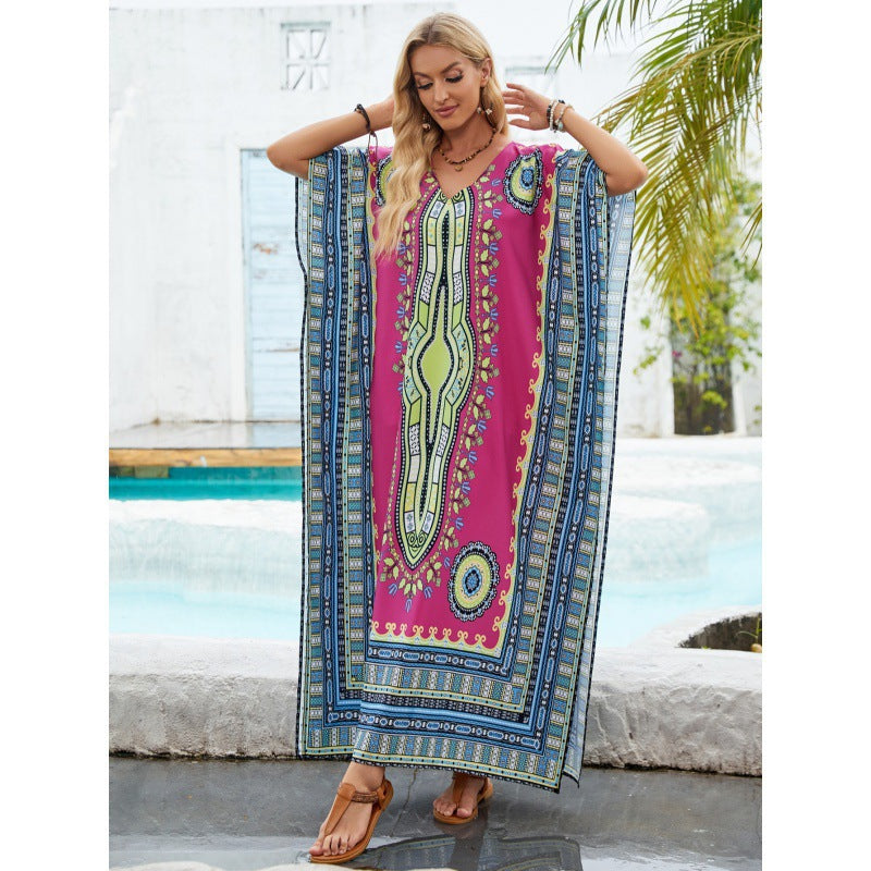Femme Bohemian Maxi Kjole Stilla