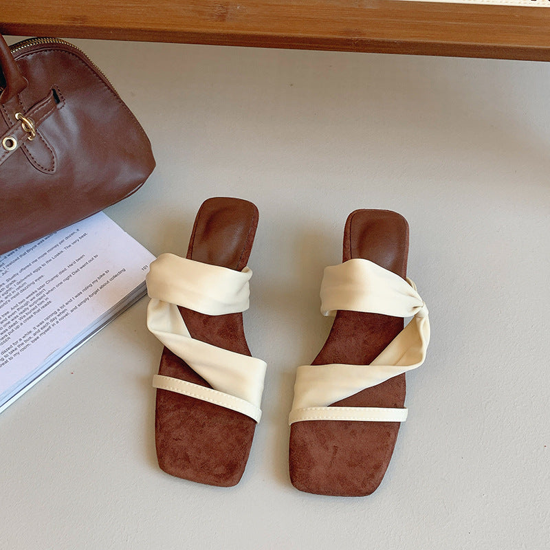 Dame stilfulde komfort-slide-sandaler Stilla