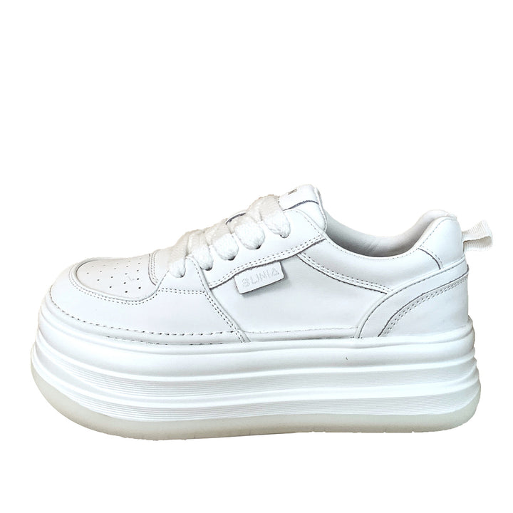Damer Plattform Mode Sneakers Stilla