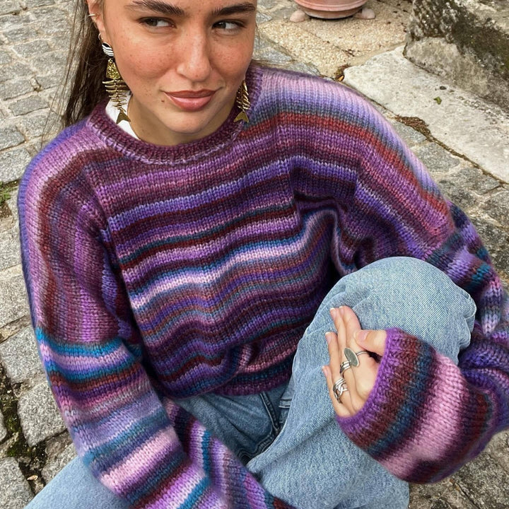 Damer strikket gradient pullover Stilla
