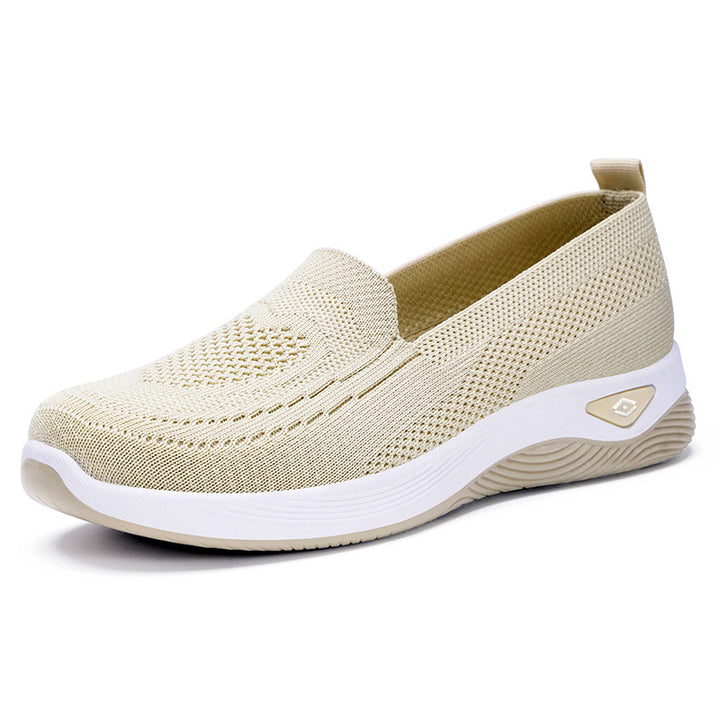 Dame Komfortable Slip-On Sko med elastisk overdel og skridsikker sål Stilla