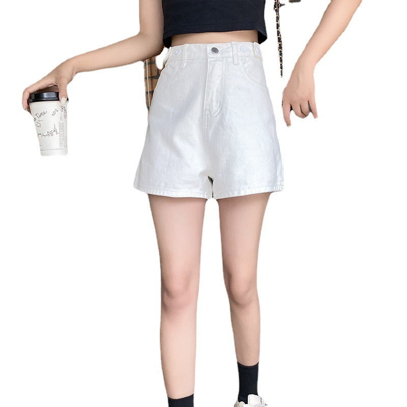 Dame fashionable crop top med iøjnefaldende print og korte ærmer Stilla