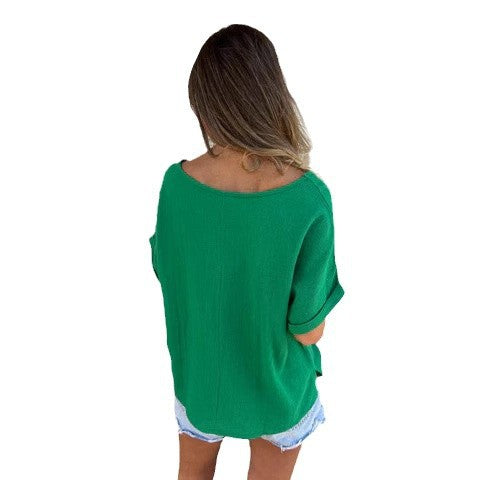 Dame Casual Chic Oversized Top Stilla