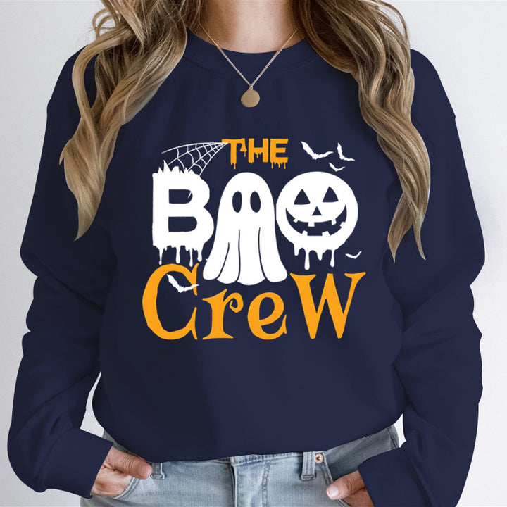 Kvinders sweatshirt med Halloween-tema og kreativ grafisk tryk Stilla