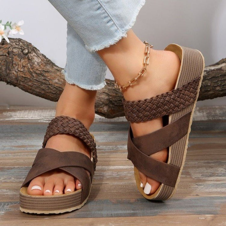 Dame mode plateau sandaler Stilla