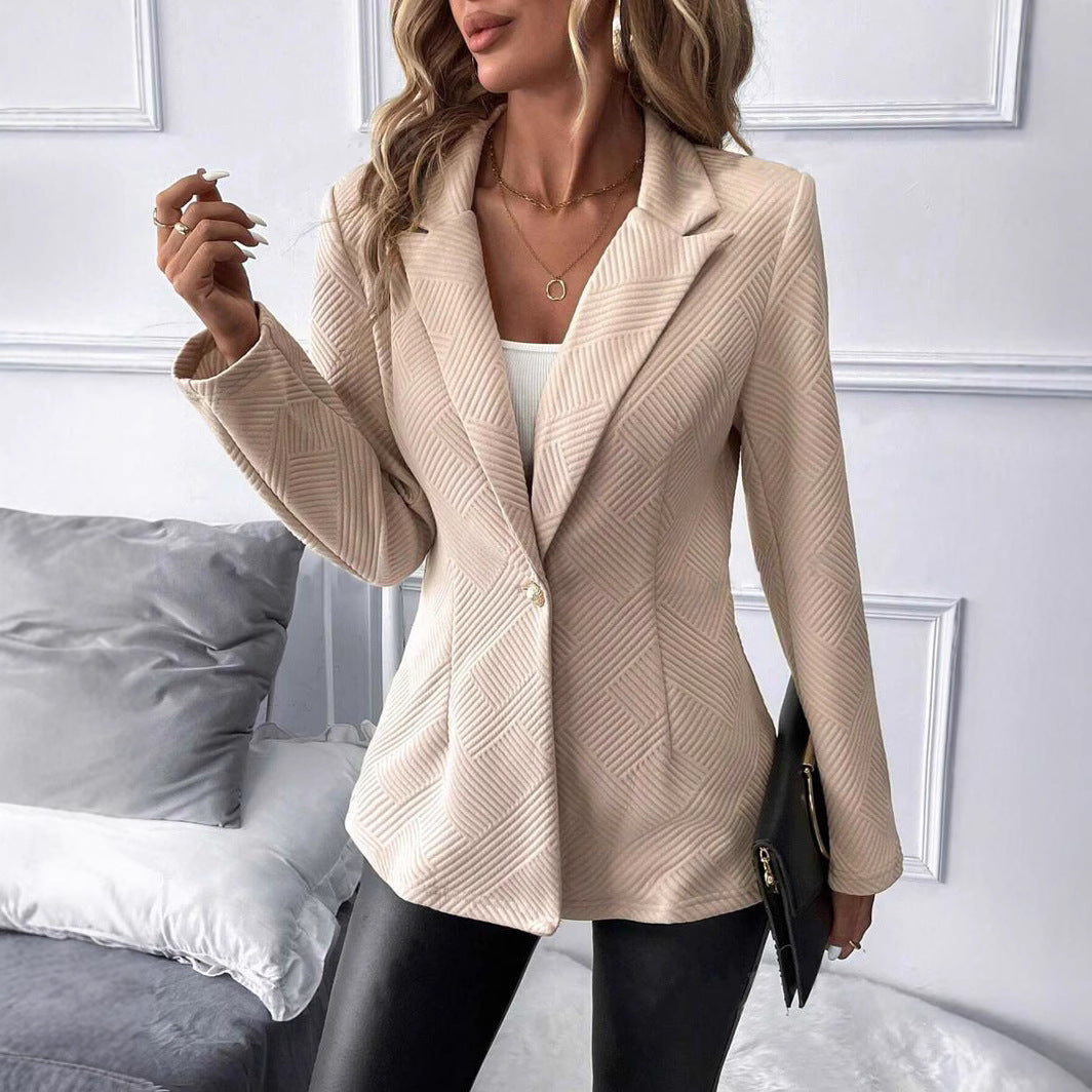 Dameblazer med struktureret design og fashionable accenter Stilla