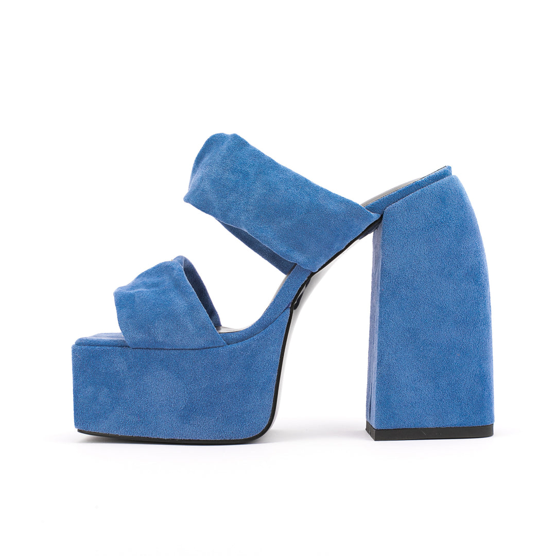 Femme Dekorative High-Platform Sandaler med Knude Remme Stilla