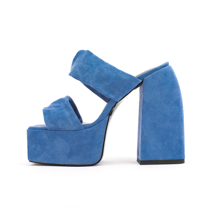 Femme Dekorative High-Platform Sandaler med Knude Remme Stilla