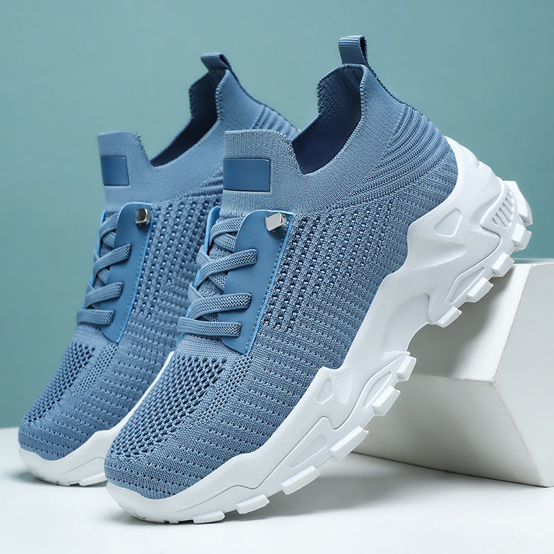 Dame Sporty Slip-On Sneakers med fleksibelt netmateriale og innovativ dæmpningsteknologi Stilla