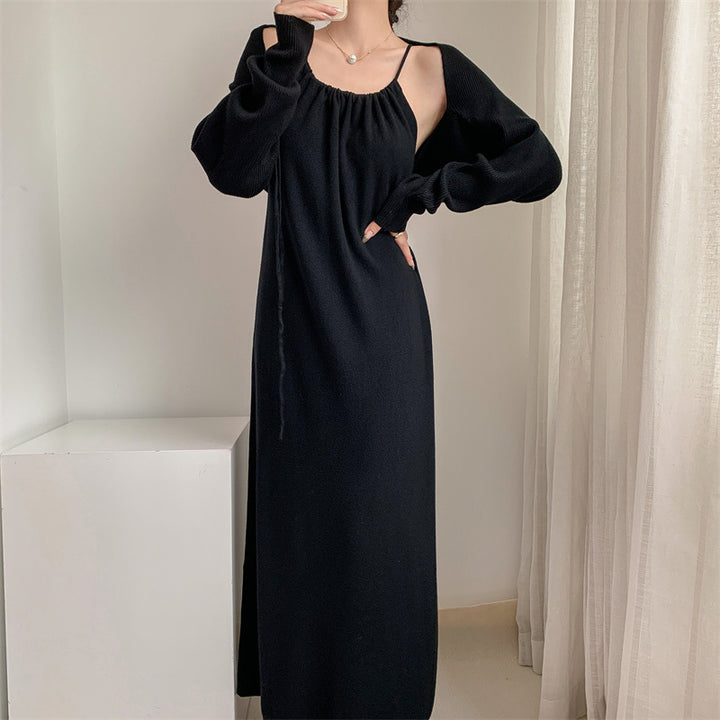 Femme Loose Fit Maxi Kjole med justerbare stropper Stilla