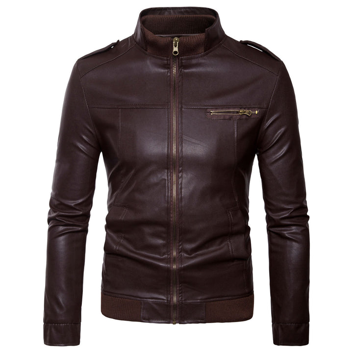 Herrer Premium Biker-stil Læderjakke Stilla