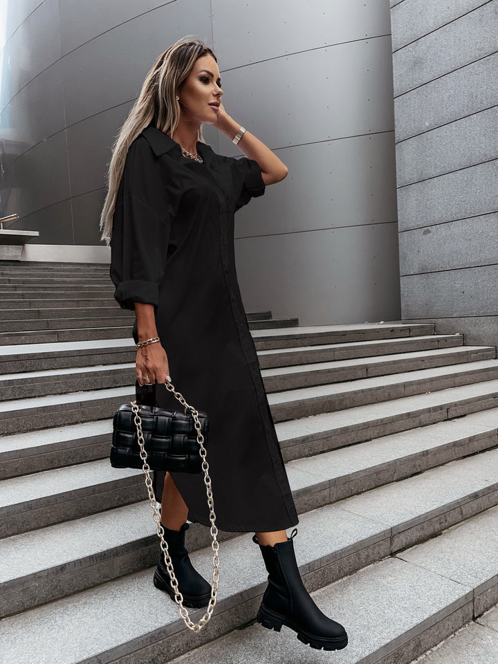 Dame Oversized Skjortekjole Stilla