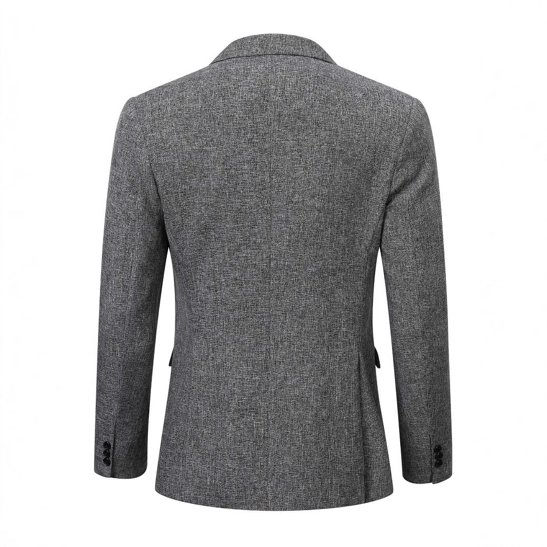 Herre Blazer i struktureret stof Stilla