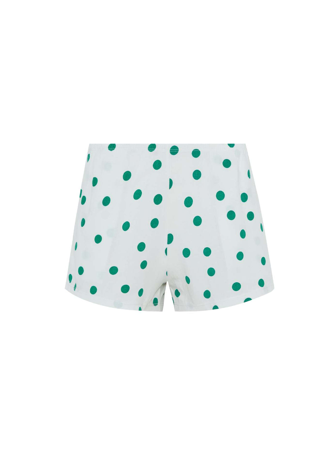 Dame korte boxershorts med kærligt designet punktemønster Skovae