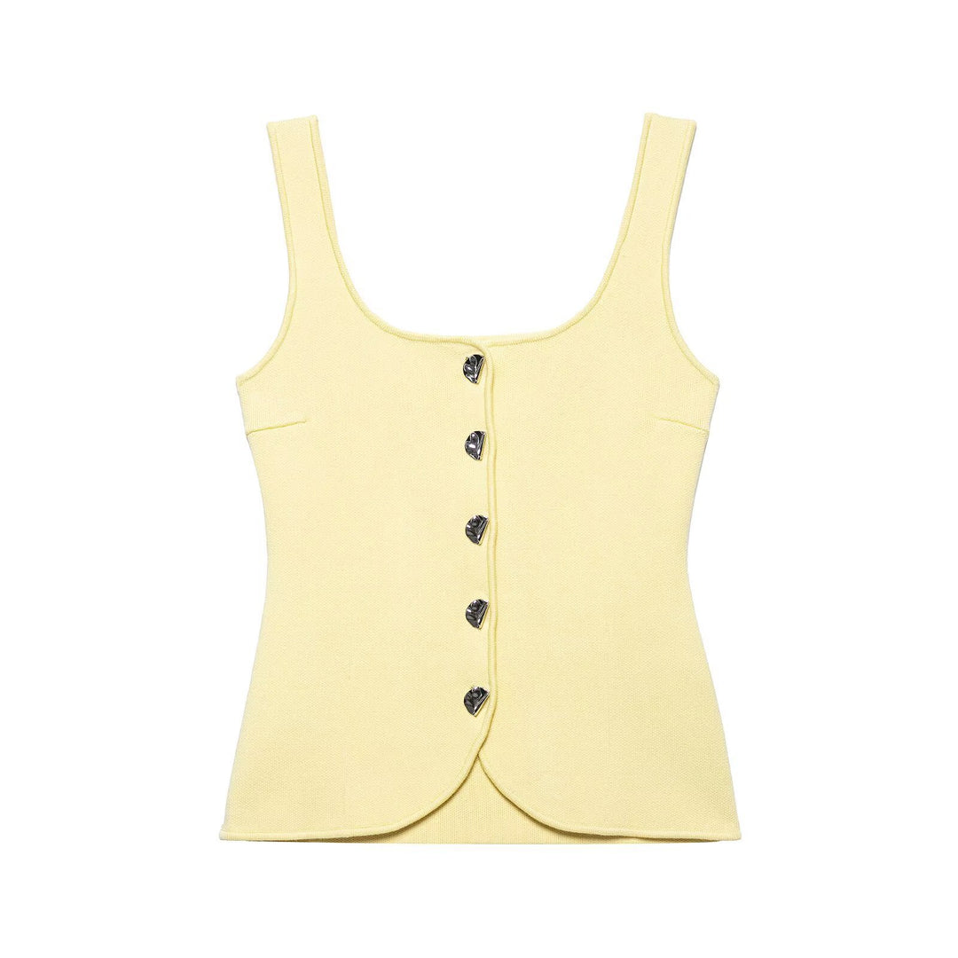 Femme Button-Up Striktop Stilla