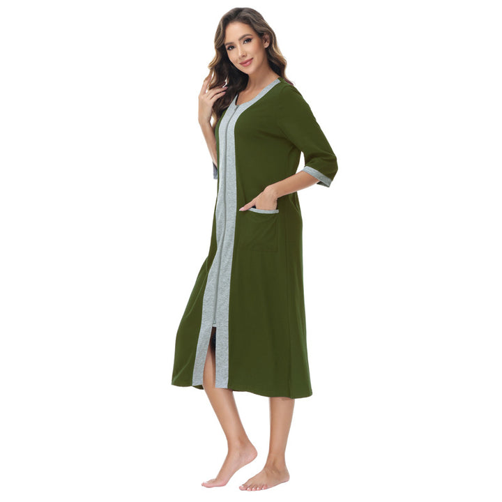 Dame bathrobe med praktiske lommer Stilla