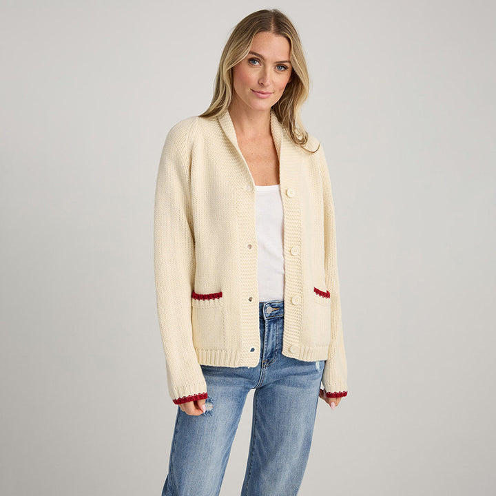 Dame strikpullover med livligt krabbe-design Stilla