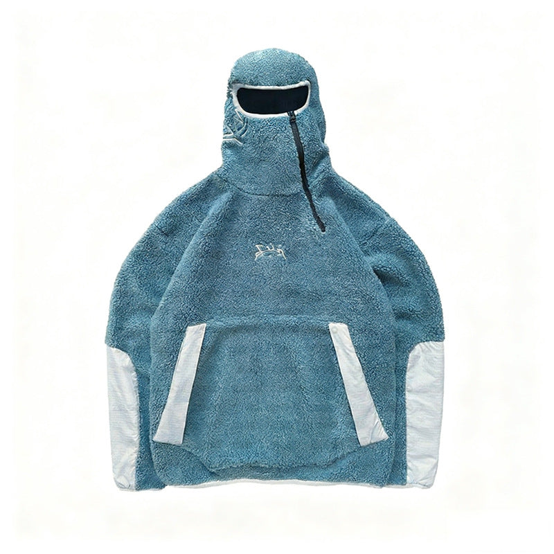 Kvindernes fleece pullover med høj krave og praktiske lommer Stilla