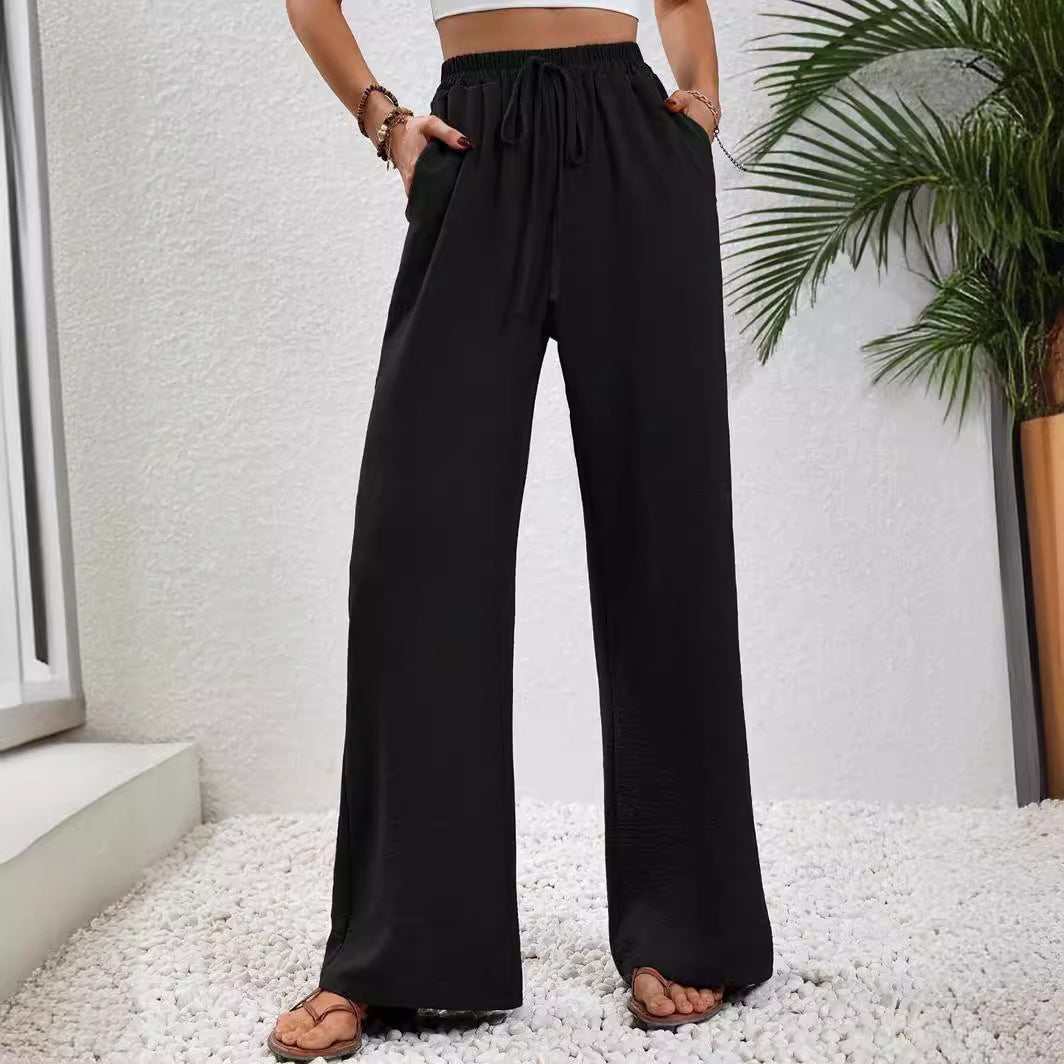 Dame Bredde, komfortable Høj talje-bukser Stilla