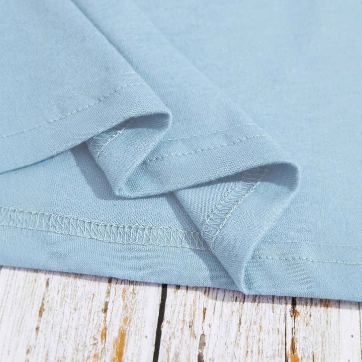 Dame Basic T-shirt med maritimt motiv Stilla