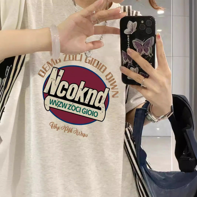Dame afslappet grafik T-shirt Stilla