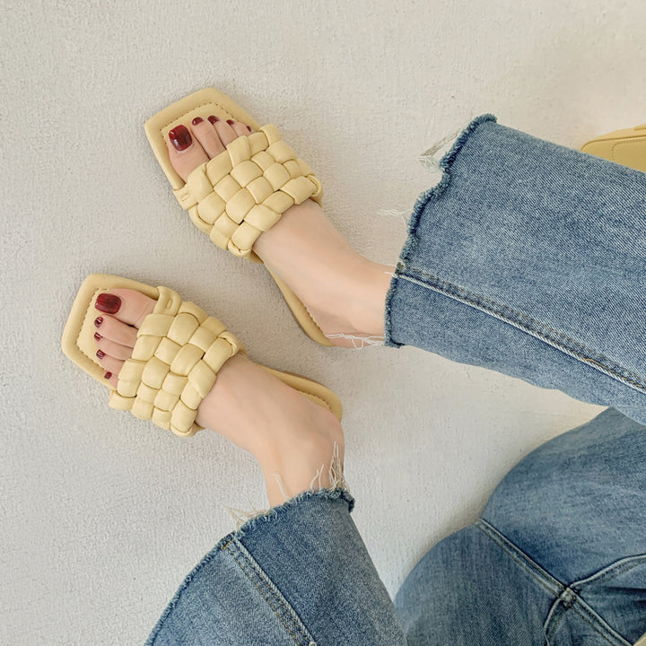Dame Chic Vevet Slide Sandaler Stilla