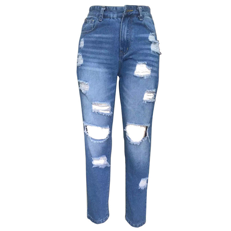 Dame ødelagt Boyfriend Jeans Skovae