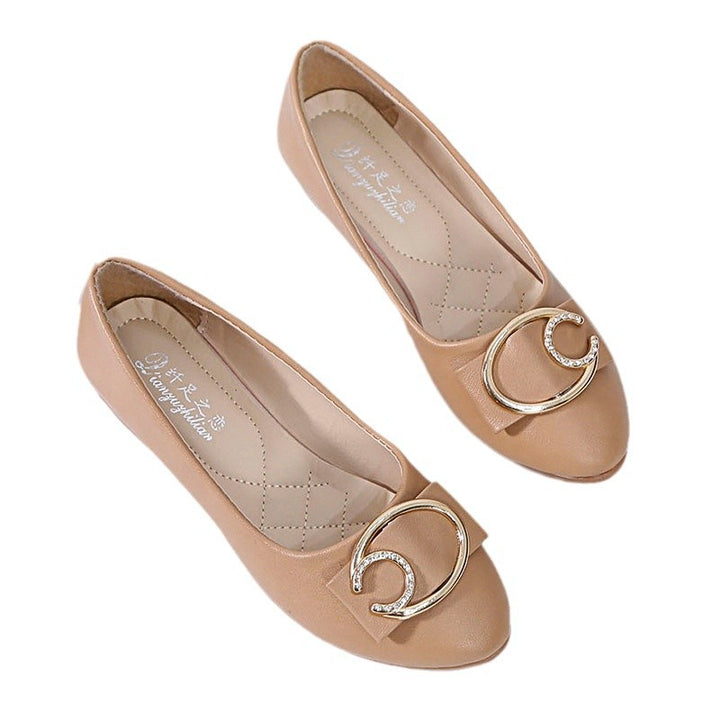 Dame Ballerinas med dekorativt smykkedetalje og komfortabel sål Stilla