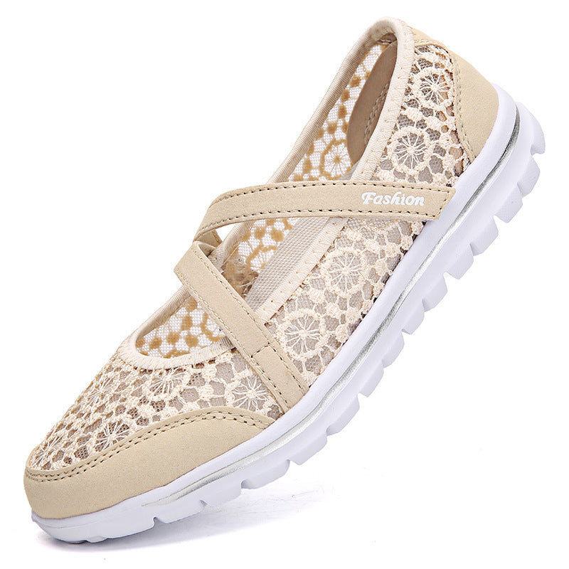 Dame Elegante Spids Slip-On Sneakers med støttende Strop Stilla