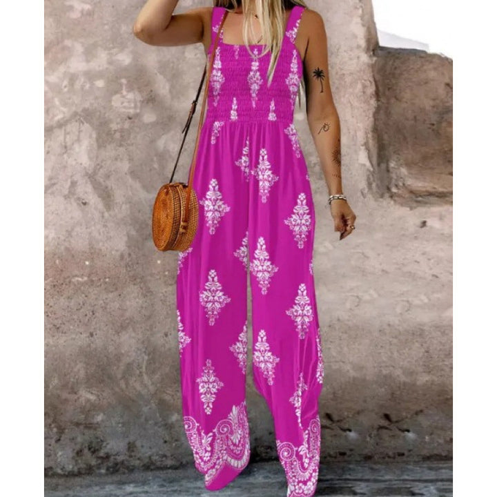 Kvinder Bohemian Bredbenet Overall Stilla
