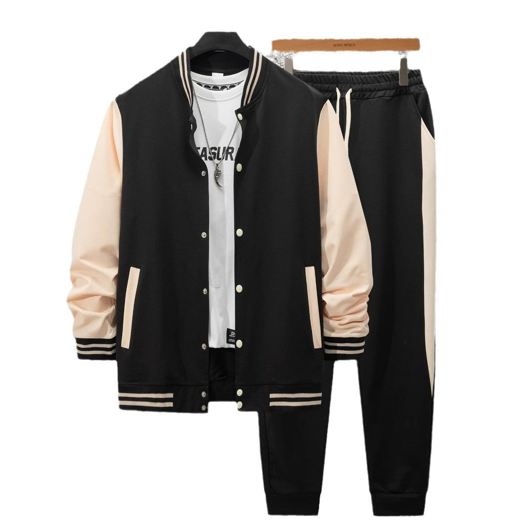 Herre sporty fritidsdragt med stribede detaljer Stilla