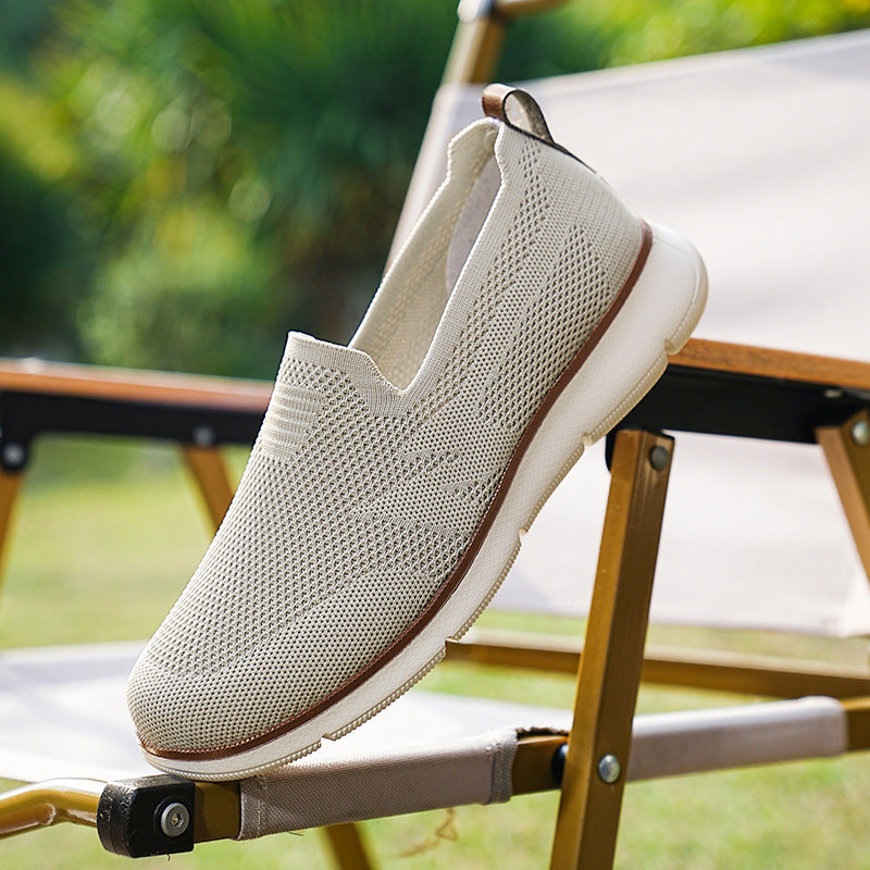 Herrer Åndbare Slip-On Vandresko med Flex-Fit Teknologi Stilla