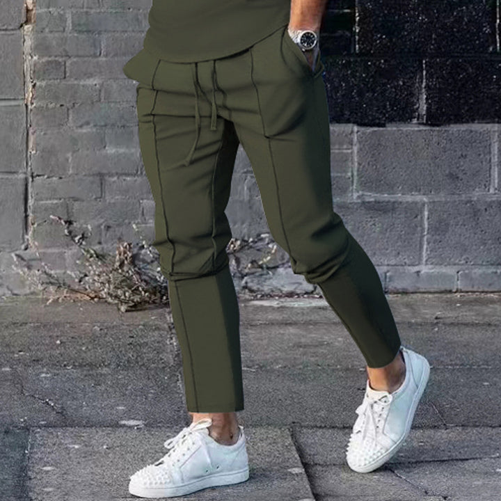 Herre fritids-joggingbukser med elastisk talje og stilfuldt design Stilla