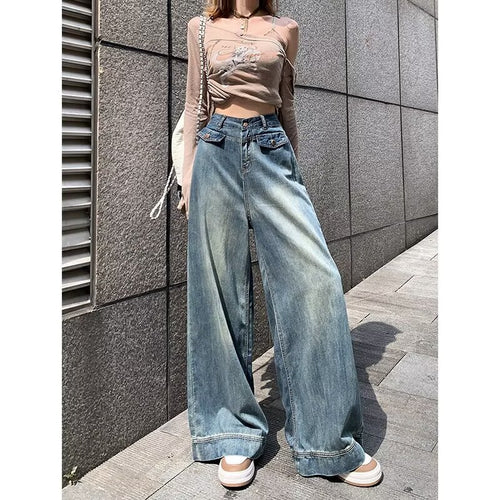 Kvindernes brede jeans Stilla