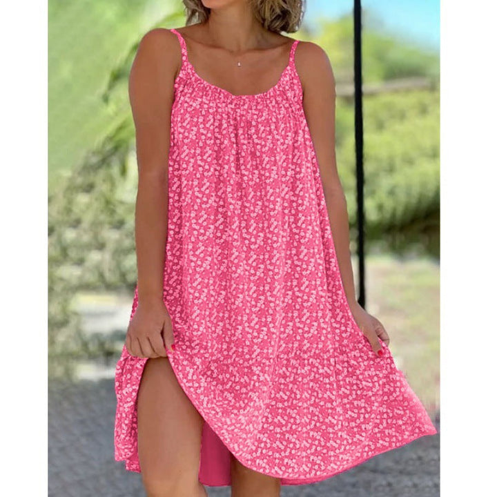 Stilla | Chic A-formet Blomstrede Slynge Kjole