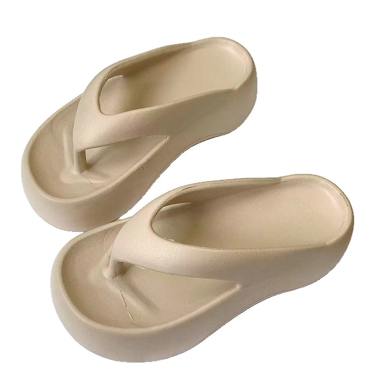Dame komfortable platform-sandaler med ergonomisk fodseng Stilla