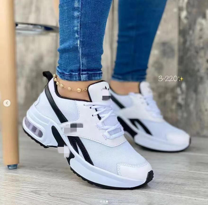 Damer sporty sneakers med støddæmpende sål og åndbart mesh-overflade Stilla