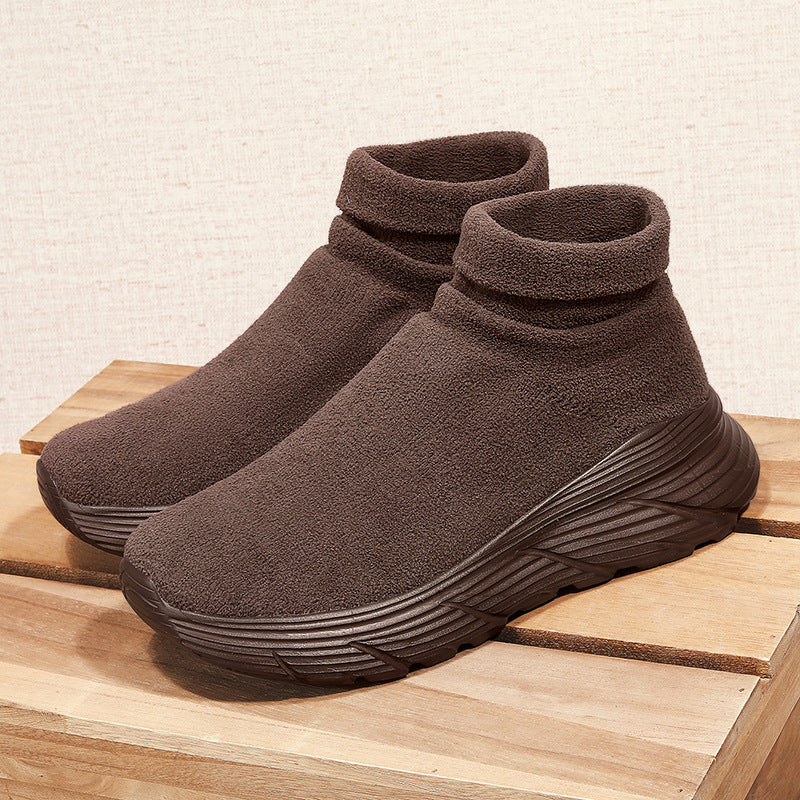 Dame Strik Sko Sneakers med polstret ankelbeskyttelse Stilla