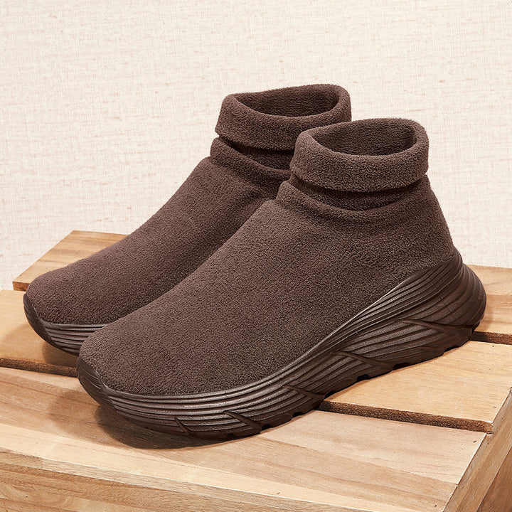 Dame Strik Sko Sneakers med polstret ankelbeskyttelse Stilla