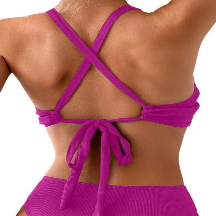 Dame Crop-Top Bikinioberdel Skovae