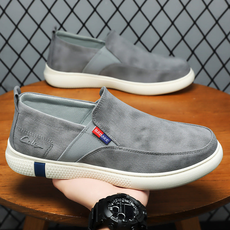 Herrer Behagelige Slip-On Sneakers med støddæmpende sål og slidstærk overdel Stilla