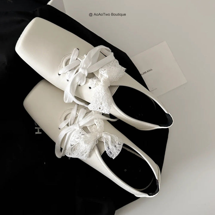Dame Snøre-Ballerinas Stilla