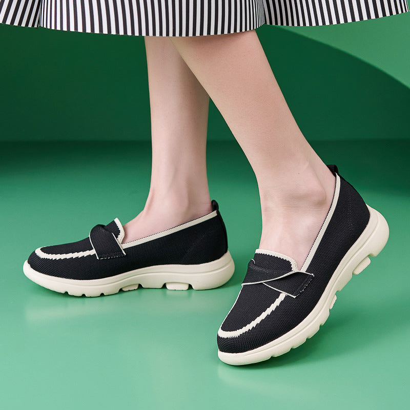 Dame Behagelige Sneakers med elastisk Overdel og stødabsorberende Sål Stilla