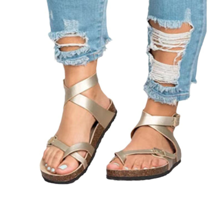 Dame Komfort-sandaler med justerbart remdesign og anatomisk fodseng Stilla