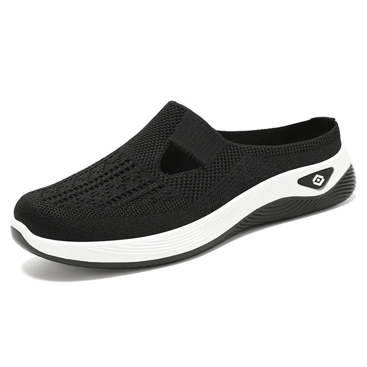 Dame Slip-On Komfort Vandresko med åndbart strikkedesign Stilla